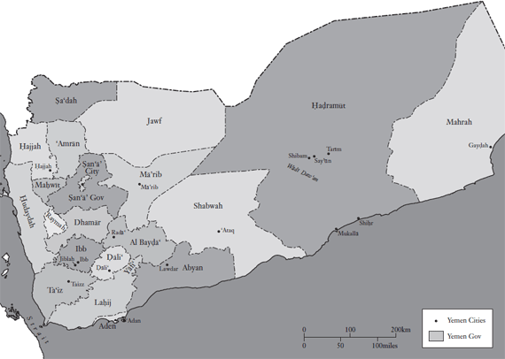 Map of Yemen